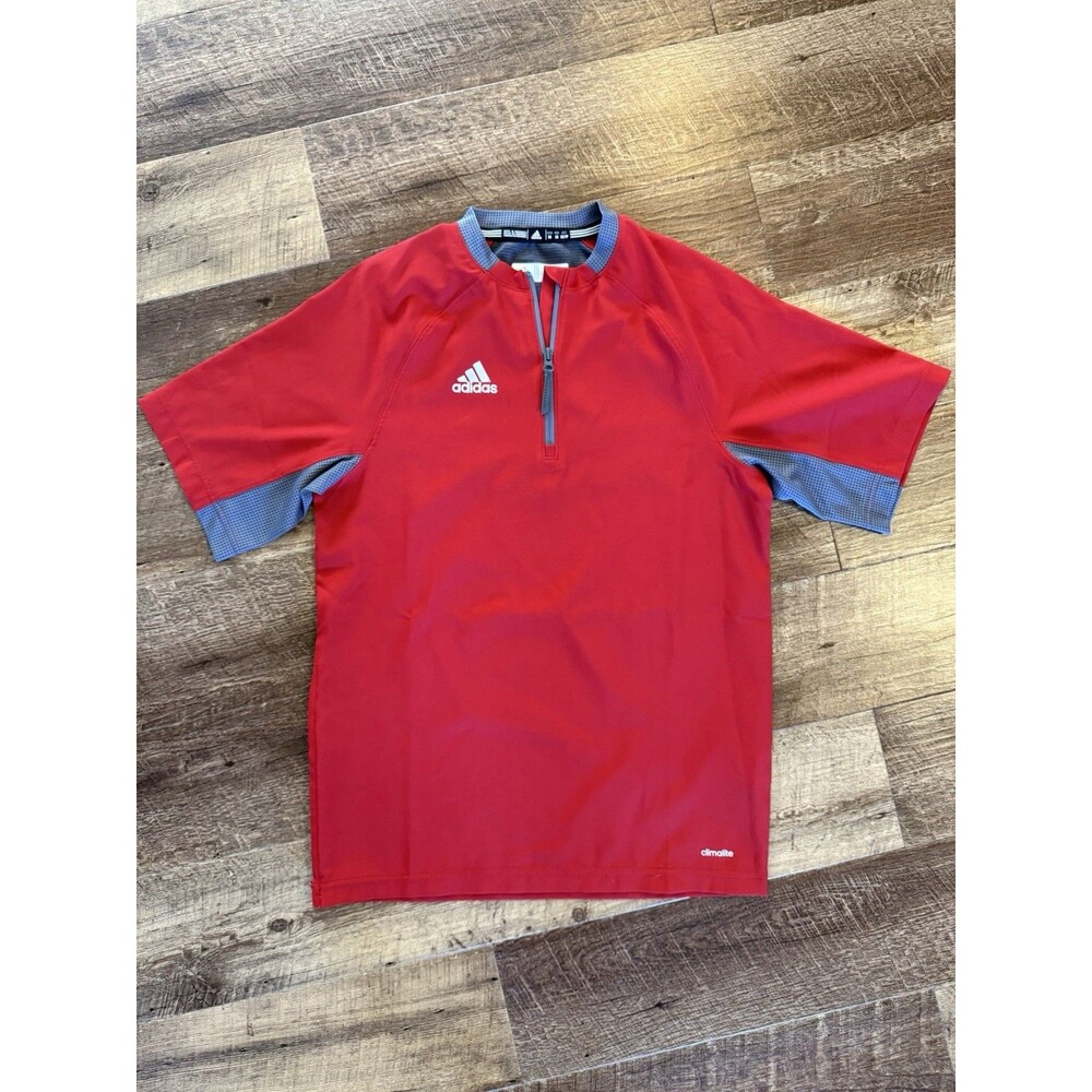 adidas Baseball CAGE JACKET Fielder’s Choice CLIMALITE Power Red/Onix (XS)